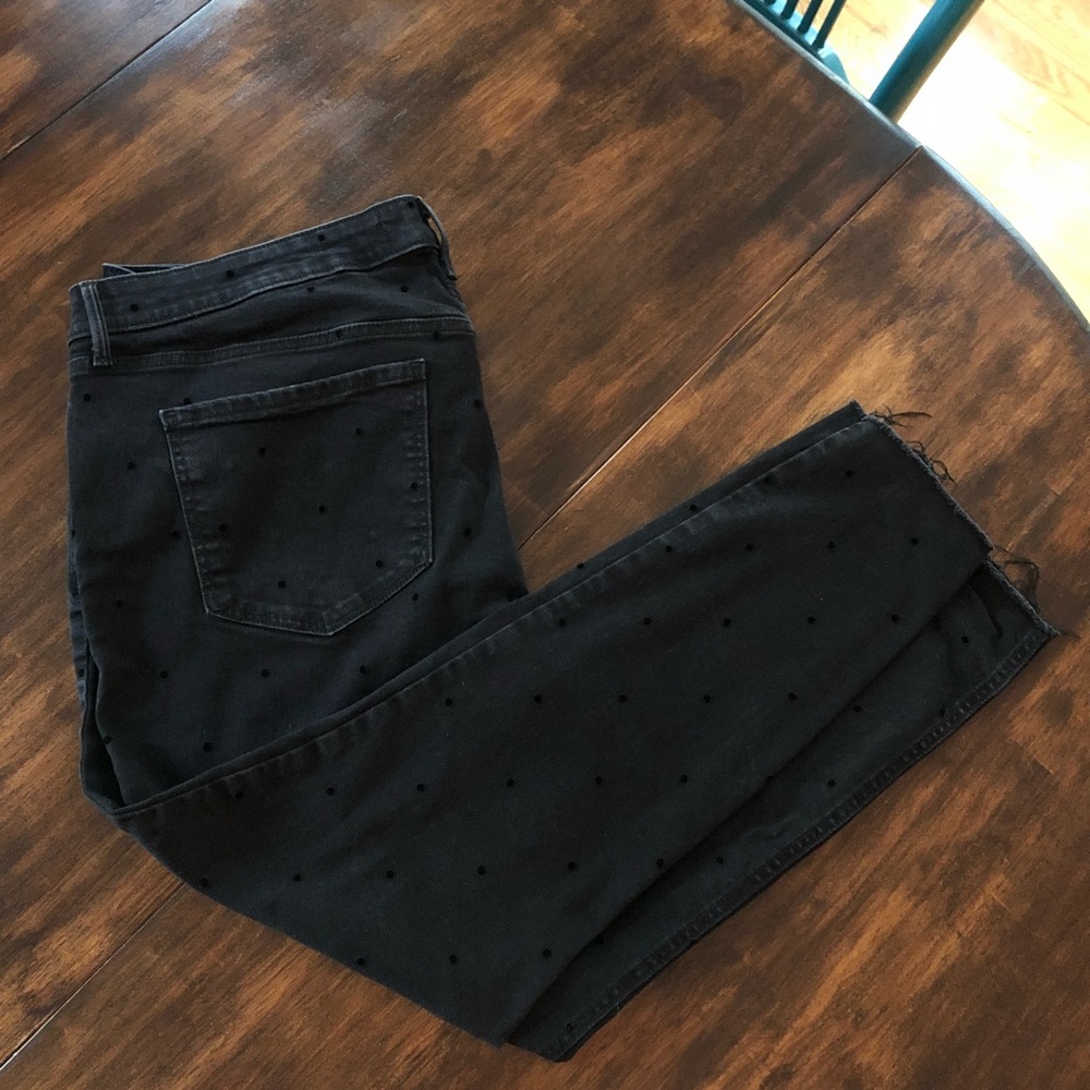 Old Navy Black Super Skinny Rockstar Jeans size 18